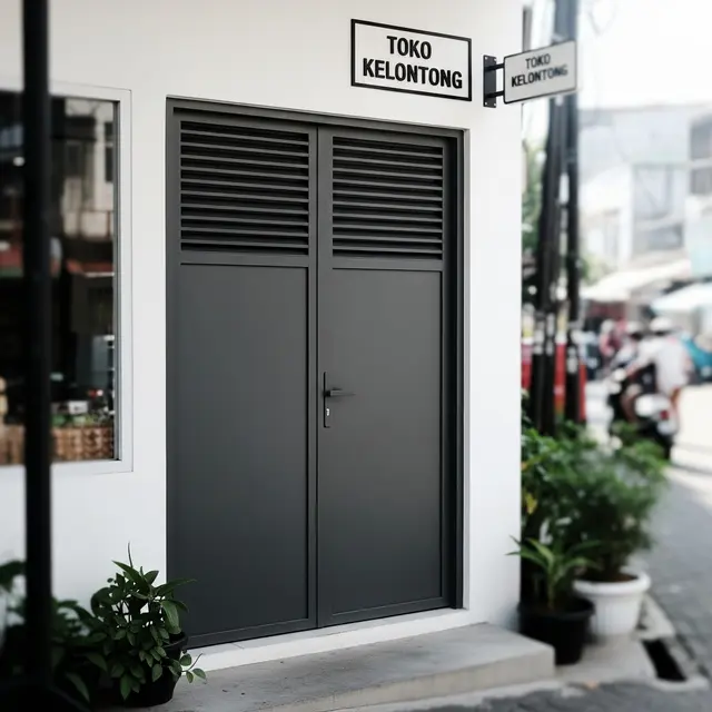 9 Desain Pintu dan Jendela Warung Sembako, Fungsional dan Estetis