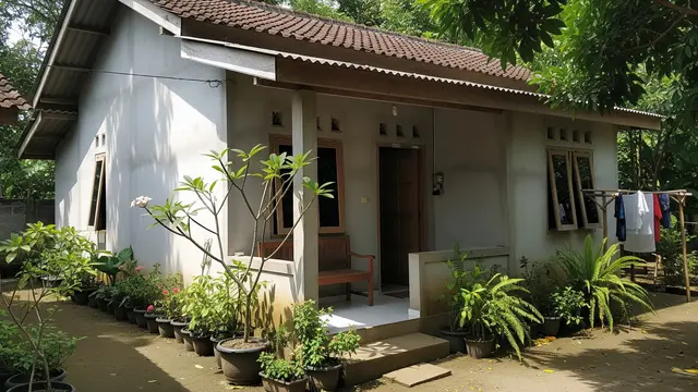 6 Model Rumah Kampung Minimalis untuk Pasangan Lansia yang Nyaman dan Aman