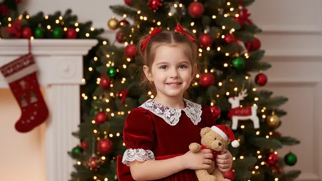 Dress Anak dengan Aksen Pita atau Kerah Peter Pan