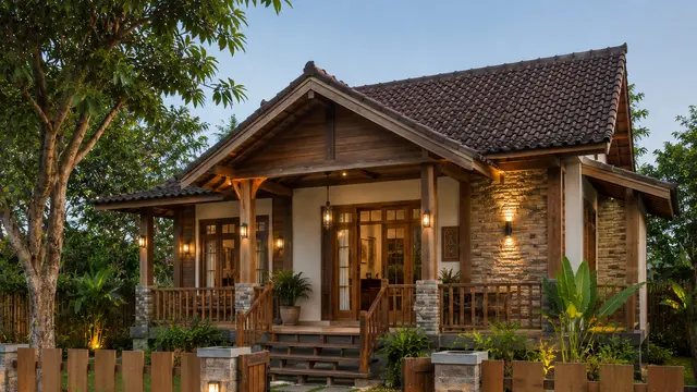 rumah kampung nuansa natural, ChatGPT