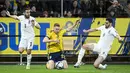 Ini merupakan kemenangan pertama Swedia di fase Grup F Kualifikasi Piala Eropa 2024. (AFP/Fredrik Sandberg)