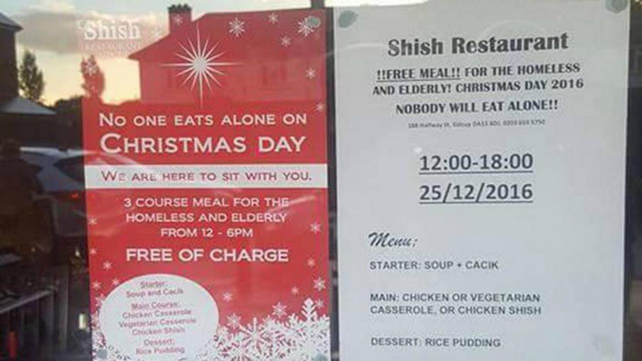 Natal, Restoran Muslim di London Beri Makan Gratis bagi Tunawisma