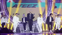 Ateez di Istora Senayan Jakarta, Jumat (20/9/2019). (Bambang E. Ros/Fimela.com)
