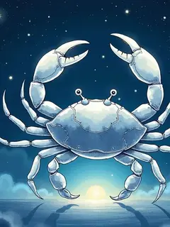 logo ramalan zodiak cancer (sumber: AI generated)
