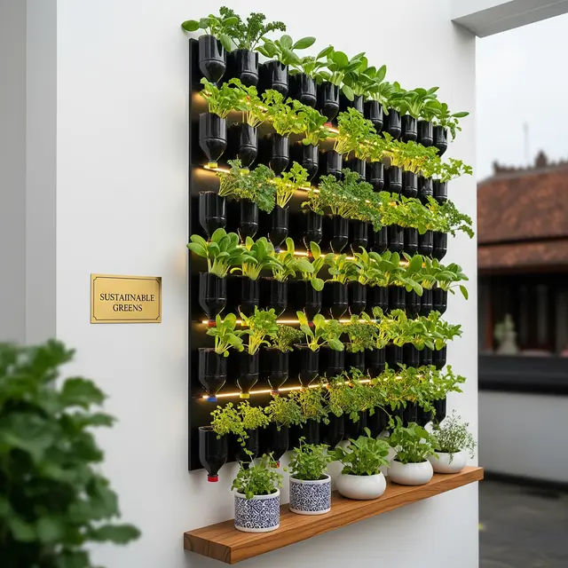 9 Model Kebun Sayur di Rumah Pakai Barang Bekas tapi Kelihatan Mahal