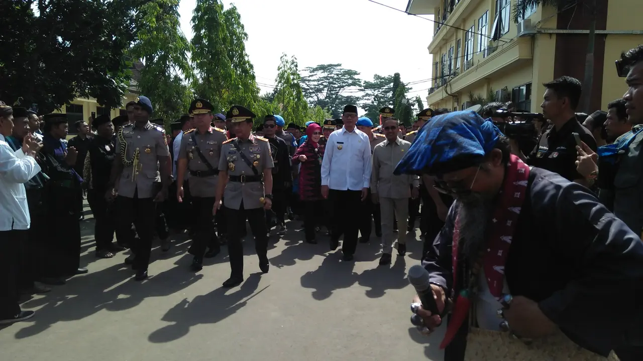 Kapolri Jenderal Tito Karnavian di Polda Banten
