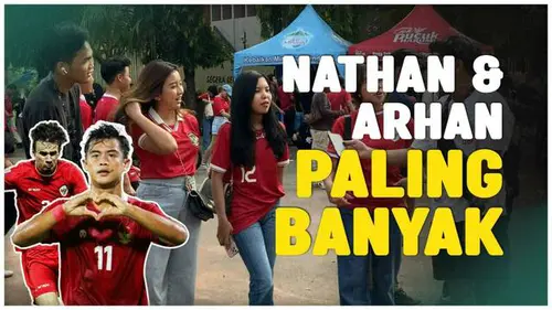 VIDEO: Pemain Timnas Indonesia Favorit Para Suporter, Pratama Arhan dan Nathan Tjoe-A-On Mendominasi