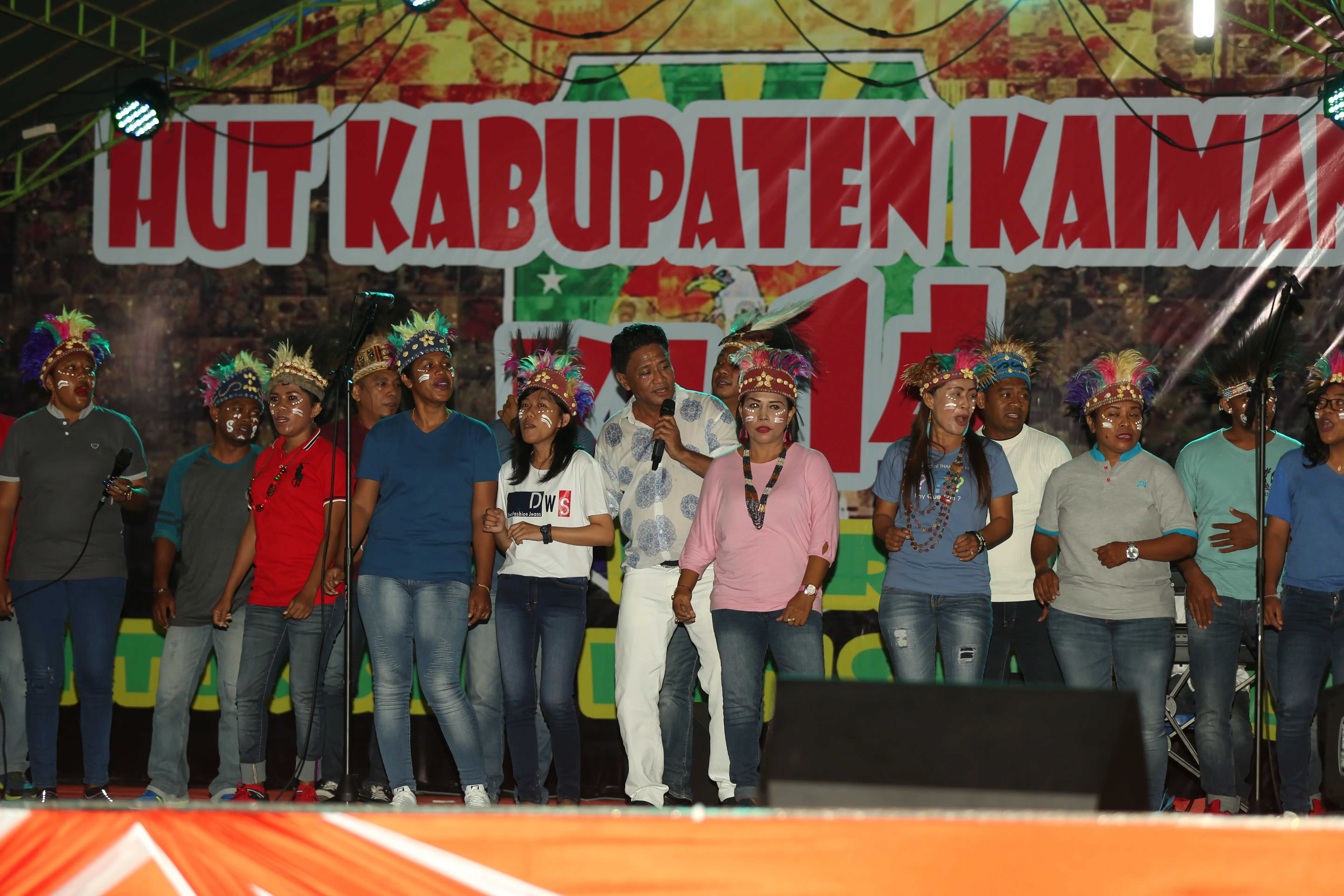 Ada 1001 Harapan di Ulang Tahun Kabupaten Kaimana yang ke-14 Tahu. (Bintang.com/Ruben Silitonga)