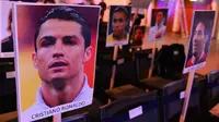 Intip Tempat Duduk Ronaldo dan Messi di Gala Ballon d`Or