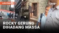 Usai Diperiksa Bareskrim Polri, Rocky Gerung Dihadang Massa