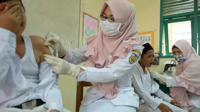 Vaksinasi Anti Virus Difteri di Aceh