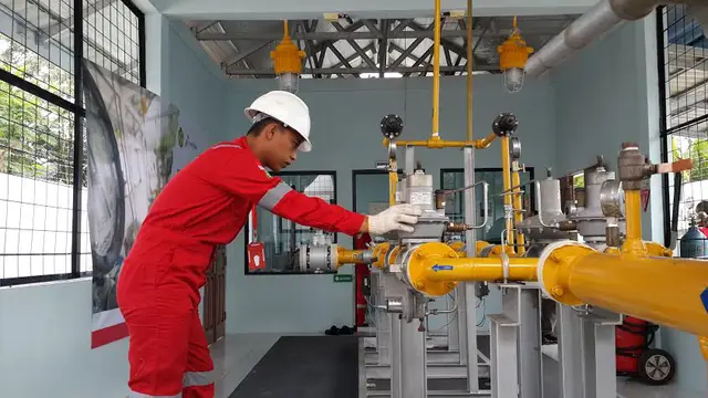 Ilustrasi pipa gas