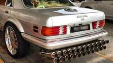 Ada yang mau main tebak-tebakan? Coba cari knalpot mana yang berfungsi beneran? (Source: theautomotiveindia.com)