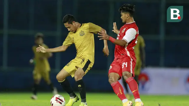 FOTO: Persija Jakarta Tertinggal 0-1 dari Bhayangkara Solo FC di Babak Pertama - Evan Dimas; Heri Susanto