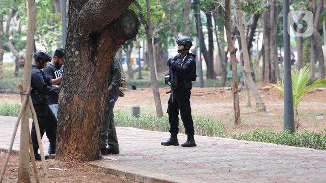 Suasana Monas Pasca Ledakan