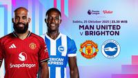Siaran Langsung Liga Inggris 2025/26: Manchester United vs Brighton Eksklusif di Vidio
