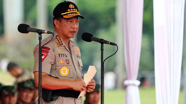 Panglima TNI Dan Kapolri Pimpin Apel Pengamanan Natal Dan Pemilu 2019