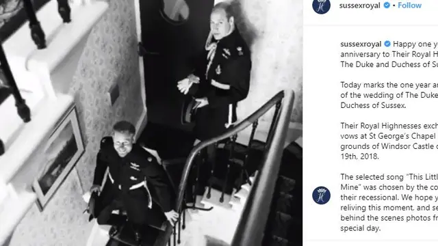 1 Tahun Pernikahan, Pangeran Harry dan Meghan Markle Bagikan Foto-Foto di Balik Layar