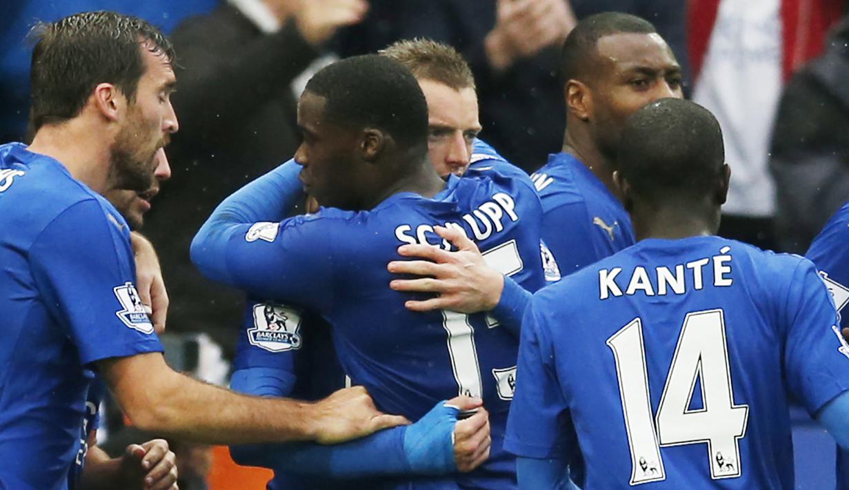 Penampilan striker berkebangsaan Inggris itu pada musim ini memang terbilang spesial dibanding musim sebelumnya dimana Vardy hanya mencetak 5 gol dari 34 kali penampilan.(Action Images via Reuters/Andrew Boyers)