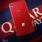 Ponsel Oppo R9 Edisi Barcelona (sumber: Gizmochina).