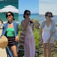 Aktris Son Ye Jin kini menikmati liburan bersama keluarga di Jepang. Gaya busananya jadi sorotan tersendiri [@yejinhand]