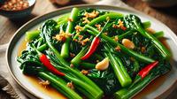 Tumis Kangkung Bawang Putih | copyright ChatGPT/AI