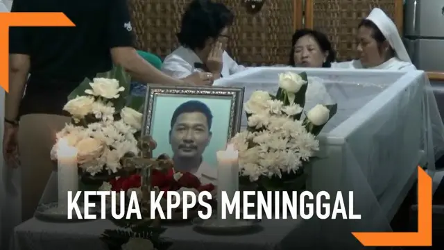 Seorang Ketua KPPS di Bekasi meninggal dunia usai bertugas selama satu hari penuh.