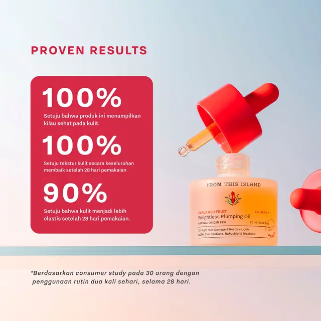 Usai Serum, From This Island Rilis Face Oil Berbahan Papua Red Fruit untuk Perkuat Skin Barrier