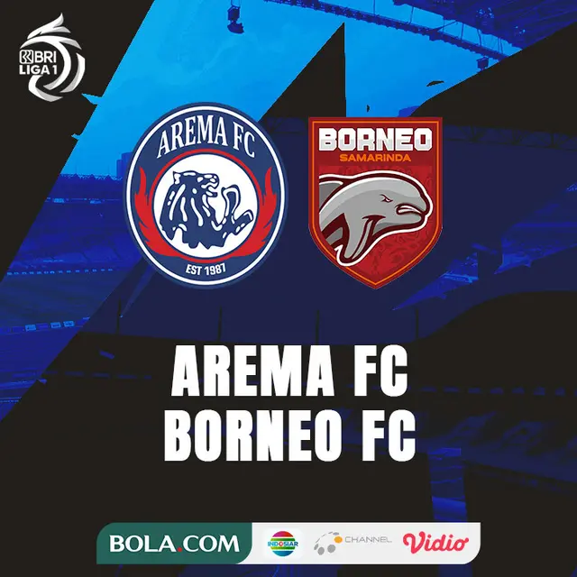 BRI Liga 1 - Arema FC Vs Borneo FC