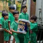 Sebanyak 2.633 kilogram cat Avian Brands salurkan bagi pembangunan Pusat Peduli Anak yang sedang berlangsung di Sumbawa, Nusa Tenggara Barat.