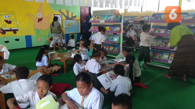 Taman Bacaan Pelangi di Ende. (Liputan6.com/Ika Defianti)