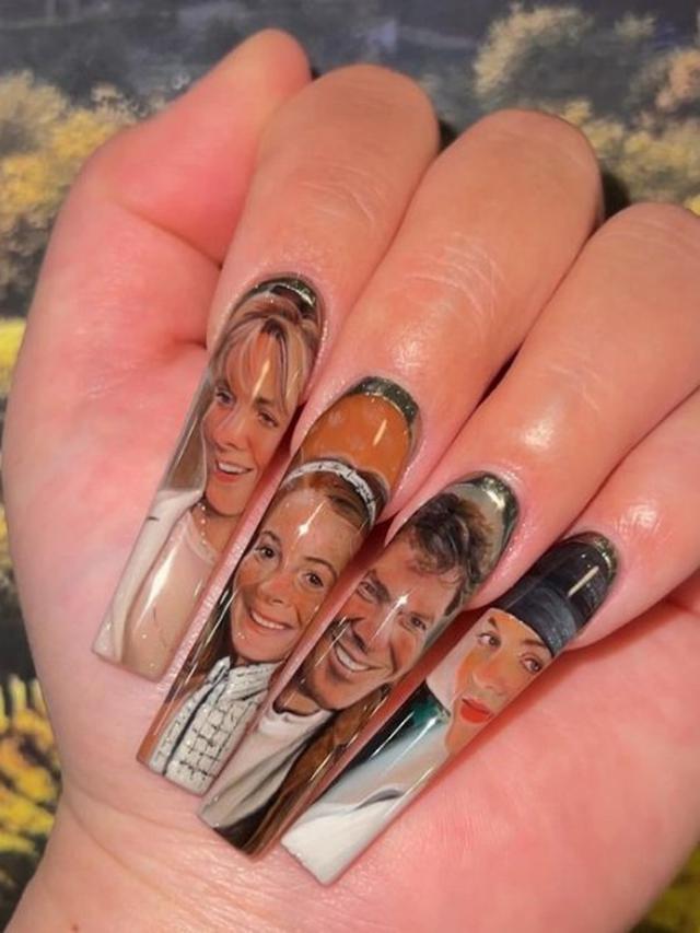 7 Potret Nail Art dengan Gambar Artis dan Tokoh Terkenal Ini Detailnya Mengagumkan