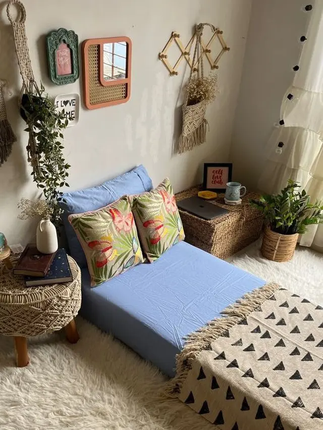 9 Desain Kamar dengan Kasur Lesehan yang Nyaman dan Estetik