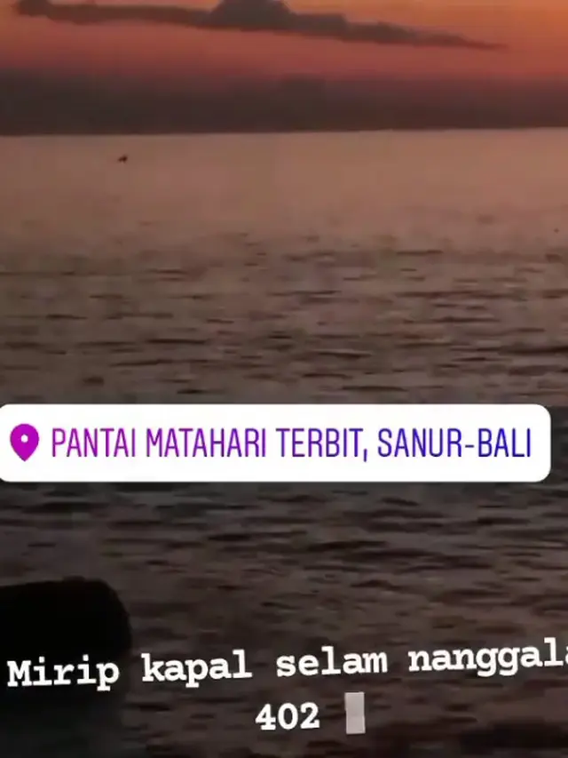 Gempar Penampakan Awan Mirip KRI Nanggala 402 di Bali, Ini Faktanya