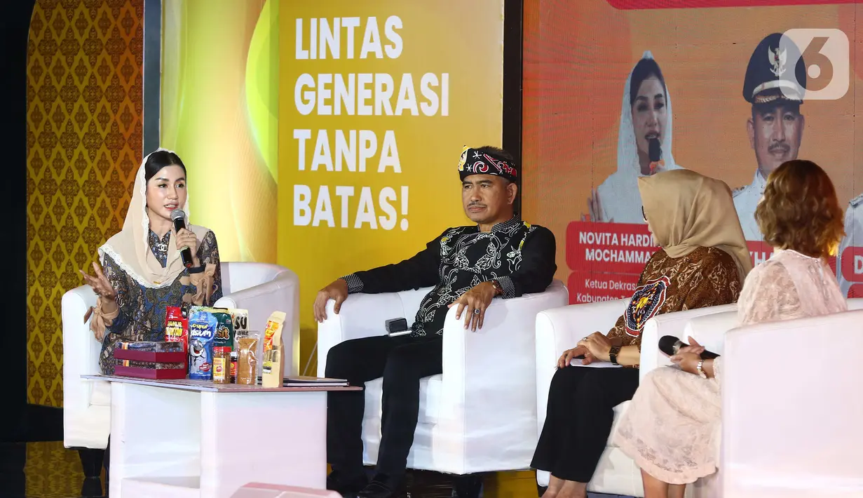 Diskusi tersebut bertemakan Jitu membawa UMKM daerah mendunia. (Liputan6.com/Angga Yuniar)