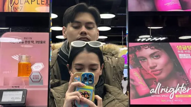 Potret Yasmine Ow Bulan Madu di Korea Bareng Suami. (instagram/yxsmine.ow)