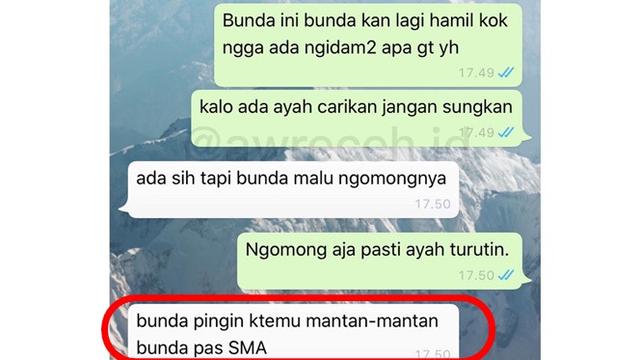5 Chat Ibu Hamil Lagi Ngidam Ini Bikin Geleng Kepala