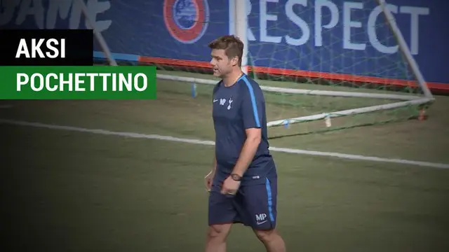 VIDEO: Aksi Pochettino Ini Buat Pemain Tottenham Hotspur Ketakutan
