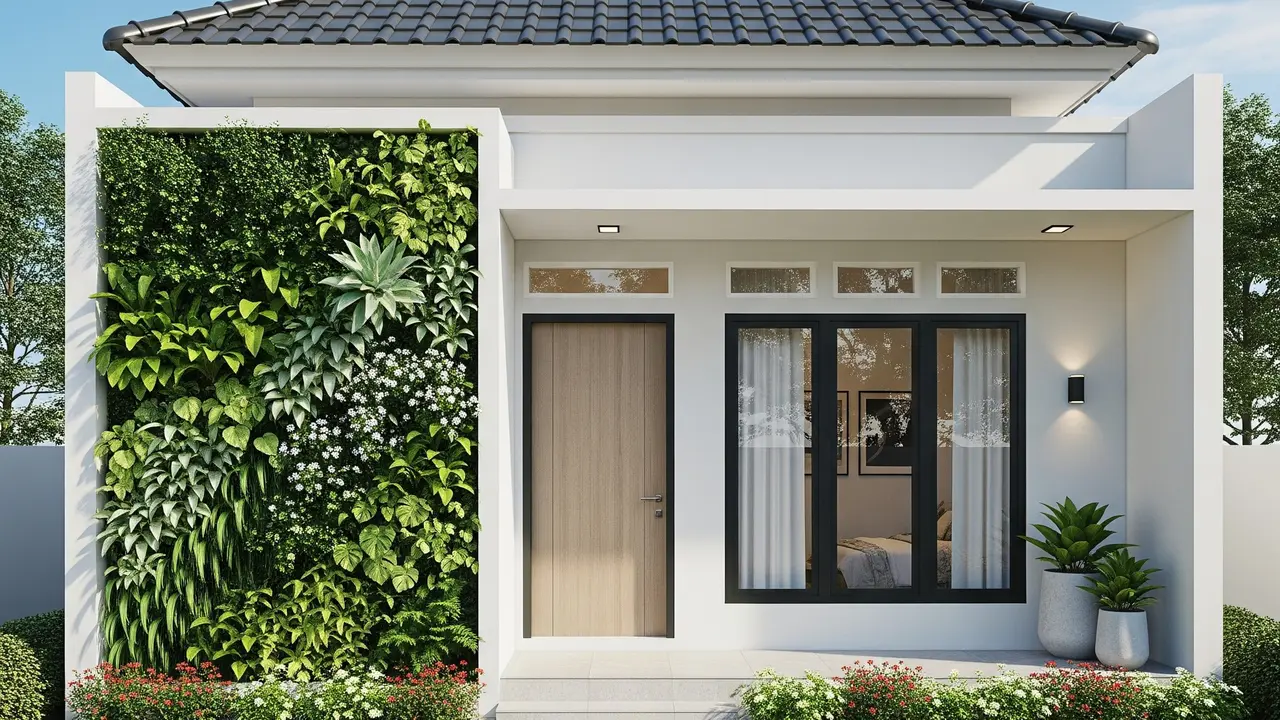 Model Rumah Ukuran 7x9 Minimalis Sederhana.