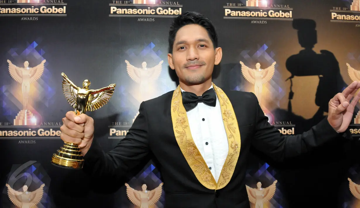 Ibnu Jamil saat menghadiri Panasonic Gobel Awards 2015 di Hotel Fairmont, Senayan Jakarta, Kamis (28/5/2015). Ibnu Jamil terpilih sebagai Host Sport Program (Liputan6.com/Panji Diksana)