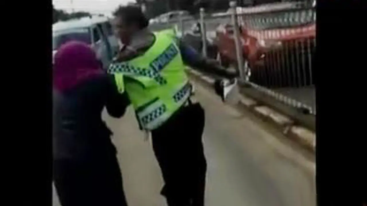 Oknum PNS Serang Polisi di Jalan Jatinegara