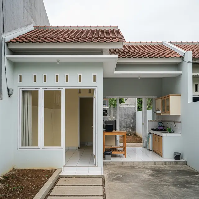 9 Desain Rumah Sederhana 1 Lantai di Lahan Terbatas Budget 100 Juta