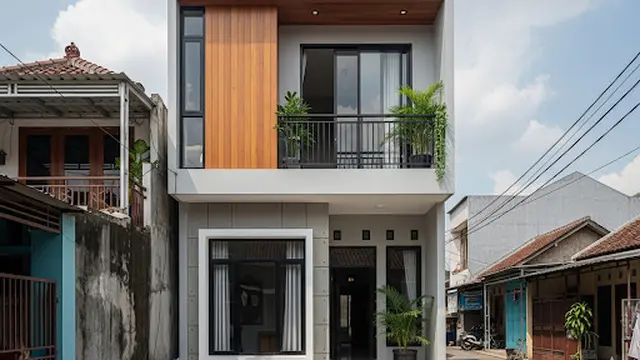 Rumah 6x6 Dua Lantai