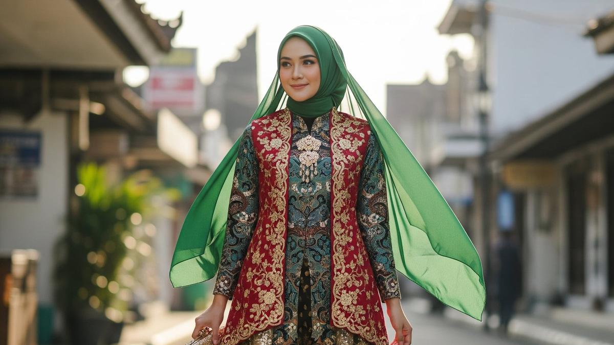 7 Model Gamis Syari Simple tapi Mewah yang Lagi Jadi Incaran Muslimah di 2025