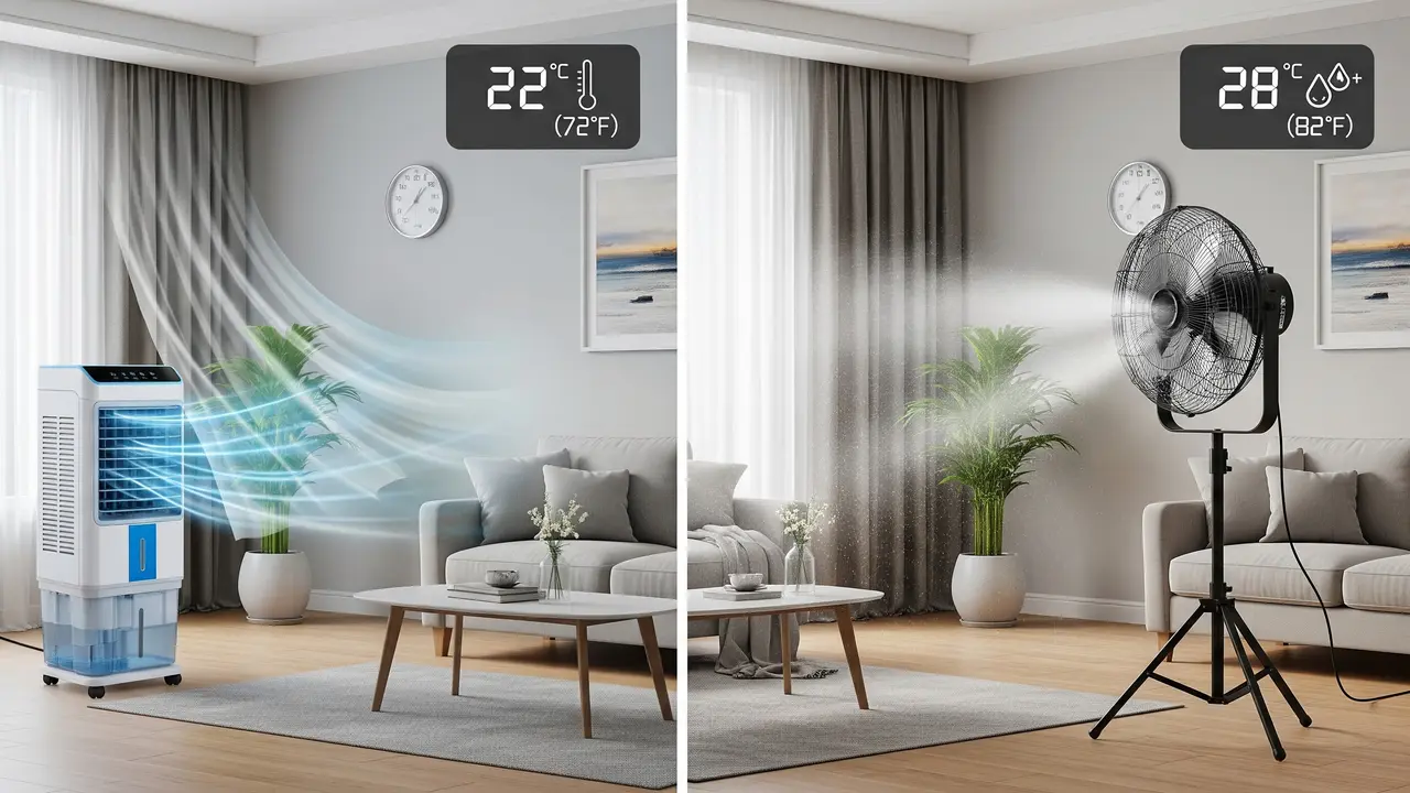 6 Perbandingan Air Cooler vs Misting Fan, Pilih Sesuai Kebutuhan Pendingin Anda