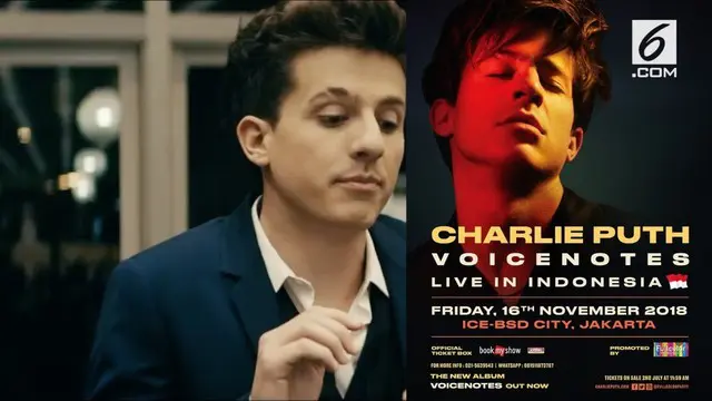 VIDEO: Charlie Puth Umumkan Tanggal Konser di Jakarta