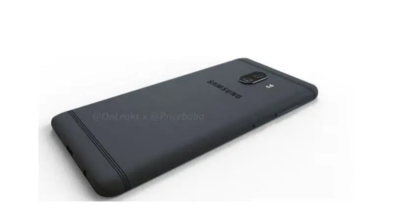 Sejumlah gambar Galaxy C10 yang beredar ini memperlihatkan desain smartphone dari berbagai sisi.