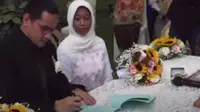 Staf khusus Presiden Joko Widodo, Ayu Kartika Dewi menggelar pernikahan dengan pasangannya Gerald Sebastian. (Liputan6.com/ Istimewa)