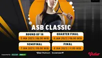 Jadwal dan Live Streaming WTA 250 ASB Classic di Vidio, 6-8 Januari 2023. (sumber : dok. vidio.com)