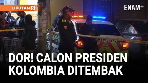 VIDEO: Calon Presiden Kolombia Ditembak Saat Kampanye